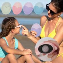 1pcs Sunscreen Applicator - Portable -Refillable Roll On Sponge Sunscreen, Suncream & Lotion Applicator , Adults & Families - Perfect Size For Travel