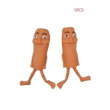 豪华东东萨胡尔AI经典撒哈拉木制娃娃，意大利玩具柔软毛绒可变形减压娃娃，AI新文化减压玩具，麻糬玩具，儿童柔软毛绒玩具，亲子互动玩具，减压玩具，快乐玩具，派对玩具 - 彩色 - 查看 14