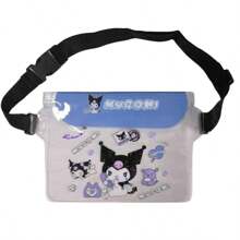 Sanrio 2pcs/1pc Sanrio Cartoon Summer Waterproof Waist Bag/Sling Bag, Large Size Waterproof Phone Case/Pouch, Suitable For Outdoor Swimming, Gift For Back To School, Travel