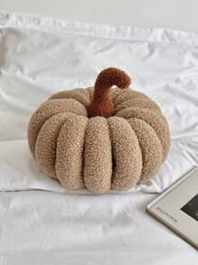 1 件手工针织南瓜装饰枕头、沙发/床垫、创意氛围礼物、适合所有季节、很棒的礼物 - 卡其色 - 查看 2