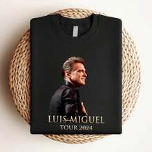 180g Pure Cotton  Tour 2024 T-Shirt Size S-5XL Gift For Fan QE11691 Print Round Neck Short Sleeve Stretchable Graphic Breathable Summer Streetwear Slightly Comfortable Designer Clothes Versatile Unisex Casual Men's Fashion Soft Top For Everyday Wear For Women Stylish