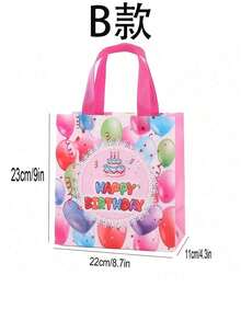 24个/1个万圣节卡通礼品袋，采用无纺布材质，带提手。这些可重复使用且防水的袋子非常适合生日庆祝活动、万圣节主题派对、万圣节无纺布袋、恐怖南瓜表情礼品袋、万圣节活动、节日聚会、零售购物和礼品包装、家庭生日派对礼品包装装饰。