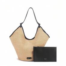 Women Shoulder Bags - 黑色大號 - 查看 6