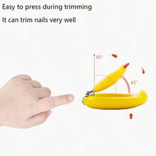 2件/1件婴儿指甲钳，卡通小鸡图案，不锈钢材质，用于婴儿日常护理