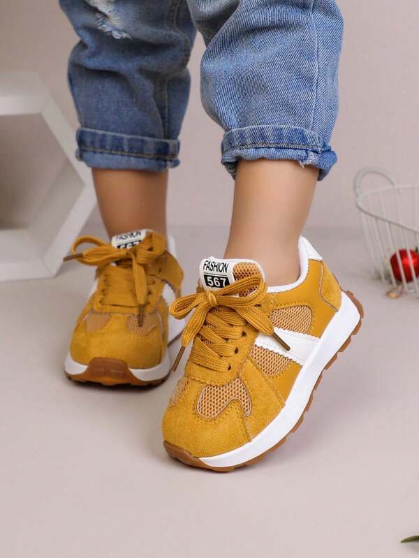 1 paire de nouvelles chaussures de sport pour bébé/tout-petit, baskets souples pour nourrissons, printemps/automne