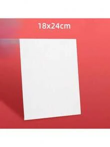 قماشة مشدودة لوحة الفنانين مسبقة التحضير للرسم بالألوان الزيتية والمائية والإكريليك، جاهزة للاستخدام بدون حمض ذات إطار خشبي قوي، مثالية للبالغين وهدايا الفنية والأشغال اليدوية، متوفرة بأحجام مختلفة - أبيض - مشاهدة 21
