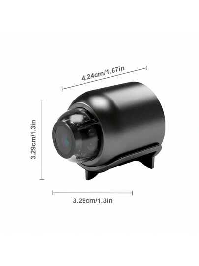 1pc/ Mini Slimme Camera, 2.4GHz Wireless WiFi Security Camera USB/Battery Powered, Portable Indoor/Outdoor Monitor Home, Office, Car Pet, AI Motion Tracking, Night Vision view 11