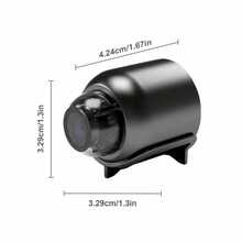 1pc/2pcs Mini Smart Camera, 2.4GHz Wireless WiFi Security Camera - USB/Battery Powered, Portable Indoor/Outdoor Monitor For Home, Office, Car And Pet, AI Motion Tracking, Night Vision - Black - View 11