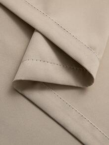 带孔眼的遮光窗帘，美观柔软，适用于房间遮光，带孔眼窗帘，客厅遮光窗帘，1 件装，米色，长 225 厘米，高 225 厘米 x 宽 140 厘米（每件面料重 130 克） - 米色 - 查看 7