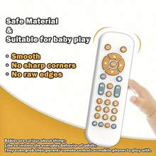 婴儿遥控玩具/声光音乐游戏/男女皆宜，益智玩具/三种语言模式：英语、法语、西班牙语/婴儿生日礼物 - 彩色 - 查看 5