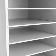 kangten Estantes de archivos - Blanco - Ver 3