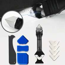 5/6/9pcs Grouting Tool Set, Including Grout Scrapers, Sealant Smoothing Brushes, Plastic Spatulas, For Tile Installation