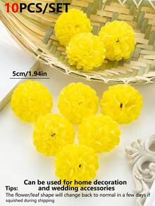 1/5/12 Piezas Crisantemo de otoño, Flores de Clavel Artificial MINI, Ramo DIY, Material para Coronas, Accesorios para Cajas de Dulces, Calabaza, Decoración del Hogar y Boda, Flor de Muñeca de Novia, Flor de Pecho