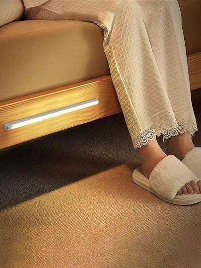 LED Strip Motion Sensor Light, Modes Adjustable, USB Rechargeable, Magnetic Stick On Bedside Lamp, Wardrobe Cabinet, Indoor Lighting Night Verlichting Function view 5