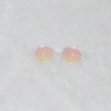 (Accessories Only) 17cm Labu Summer Versatile Transparent Sunglasses, Multi-Color Matching - Holiday/Birthday Gift, Gift, Children's Toy (Glasses Only, No Doll)