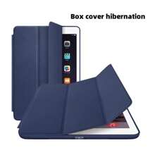 Funda protectora para tableta, adecuada para iPad 10, iPad 11th (A16), adecuada para iPad de 9na generación de 10.2 pulgadas y otros modelos, soporte plegable triple, carcasa suave, suspensión/activación inteligente, ligera y resistente a golpes, azul oscuro, adecuada para iPad 7mo, 8vo, 9no, cubierta protectora de acrílico transparente de 10.2 pulgadas