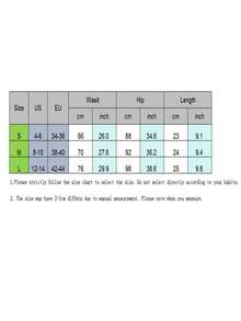 Women Y2K Studded Foldover Micro Shorts Vintage Low Waist Slim Fit Mini Shorts Summer Boxer Short Party Clubwear - 黑色 - 查看 6