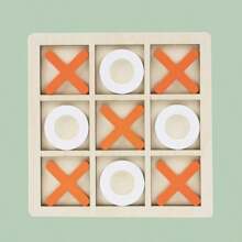1pc 2025 New Arrival Wooden Tic Tac Toe Game, Party Interactive Noughts And Crosses 9-Grid Board Game, Birthday/Easter/Wedding Gift, Toys, Party Interactive Game - Multicolor - View 21