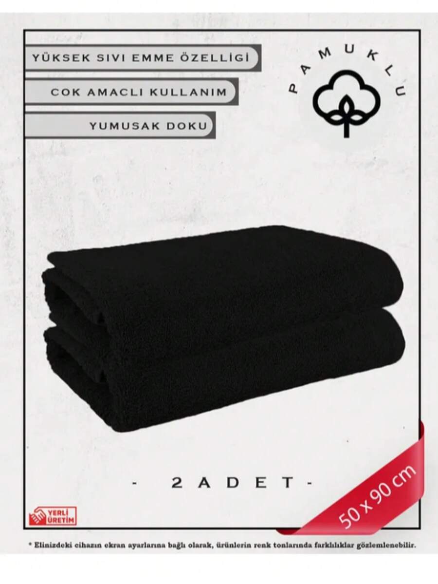 Made In Turkey – 100% Cotton Face & Fitness Towel Set (50x70 Cm – 2 Pieces) – Soft, Absorbent & Skin-Friendly – Ideal For Gym, Travel & Daily Use - Apricot - View 1