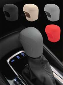 通用硅胶换档杆套 - 防滑设计，适用于卡罗拉、凯美瑞、C-HR、Avalon、Lelink、凌尚、Avalon 等车型，柔软触感表面提供舒适抓握，柔软触感握把，轻松免工具安装，保护换档杆免受磨损和污垢，提升汽车内饰风格和舒适度，自动档手柄手刹套