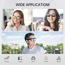 ¡Recomendado4 clips polarizados para anteojos inteligentes   Wayfarer, compatible con   Wayfarer estándar (talla M) protege tus ojos, fresco y moderno (plata, azul, amarillo,¡Top de Temporada - 1 - Ver 5