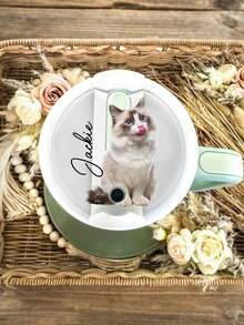 1 pieza Accesorio personalizado, adecuado para vaso aislado de 30/40 onzas, se puede personalizar con foto y nombre, placa de identificación personalizada para vaso aislado, adecuado tanto para hombres como para mujeres - Etiqueta con nombre personalizado para vaso de 30/40 onzas, decoración de tapa - Accesorio ideal para identificar la taza, etiqueta con nombre personalizado, se ajusta a tazas de 30/40 onzas - Multicolor - Ver 11