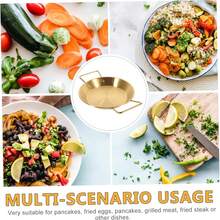 韩式金色火锅和面条锅 - 不锈钢，多用途汤和海鲜烹饪锅，适合家庭和露营，兼容电磁炉，露营炊具 | 韩式锅具设计 | 耐用炊具，家庭晚餐用品，派对用品