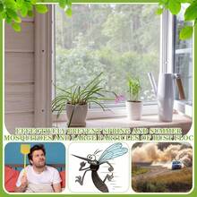 Anti-Mosquito Window Screen, Free Cutting Window Screen, Simple Installation, Black And White Invisible Window Screen, Suitable For Bedroom, Living Room, Bathroom, RV, Adjustable Size Mosquito Net, Anti-Insect Net To Prevent Cats From Entering And Exiting The Curtains