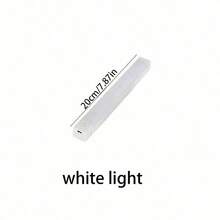 LED Strip Motion Sensor Light, 3 Modes Adjustable, USB Rechargeable, Magnetic Stick-On Bedside Lamp, Suitable For Wardrobe And Cabinet, Indoor Lighting With Night Light Function - 白色外殼 - 查看 10