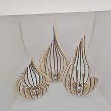 Kreative Holz Kerzenhalter (Kerzen nicht enthalten), Heimatstadt Stil Teelichthalter, moderner Kerzenhalter, dekoratives Stück geeignet für Wohnzimmer, Küche, Esszimmer, Couchtisch, Kaminumrandung, Heimdekoration, Geschenk