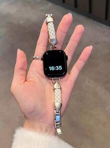 New Synthetic Leather Bracelet Watch Band Compatible With 38/40/41/42/44/45/46/49mm Bands For Series Ultra/SE/10/9/8/7/6/5/4/3/2/1