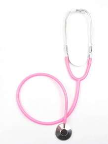 Aluminum Children's Stethoscope Toy - Realistic Working Acoustic Function, Doctor Role Play Costume Accessory, Simulation Medical Toolkit Gift For 3-8 Years Old Boys And Girls