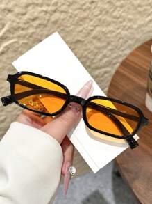 3pcs Women Square Frame Black & Tortoiseshell Color Matching Glasses Set, Fashion Eyewear Suitable For Camping, Party, Taking Photos, Valentine's Day Gift For Summer Beach Vacation,Outdoor,Travel