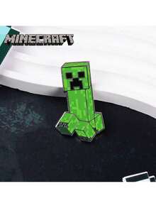 Microsoft Minecraft 我的世界苦力怕金属胸针珐琅徽章 1个 我的世界周边个性化创意徽章 时尚趣味收藏品 时尚别针饰品 可爱配饰别针 可用于外套、包包、布艺铅笔盒、连衣裙等 实用生日礼物 官方授权 - 綠色 - 查看 6