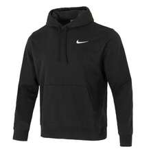 Nike 男士卫衣 M NK TM CLUB 卫衣 PO ZTS 休闲上衣 运动服 日常套头衫 HF1177-010 - 黑色 - 查看 1