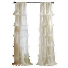 LUSH DECOR Nerina Window Panel Single Pink 54x84 Halloween-Fall Decor-Room Decor - Ngà voi - Xem 5