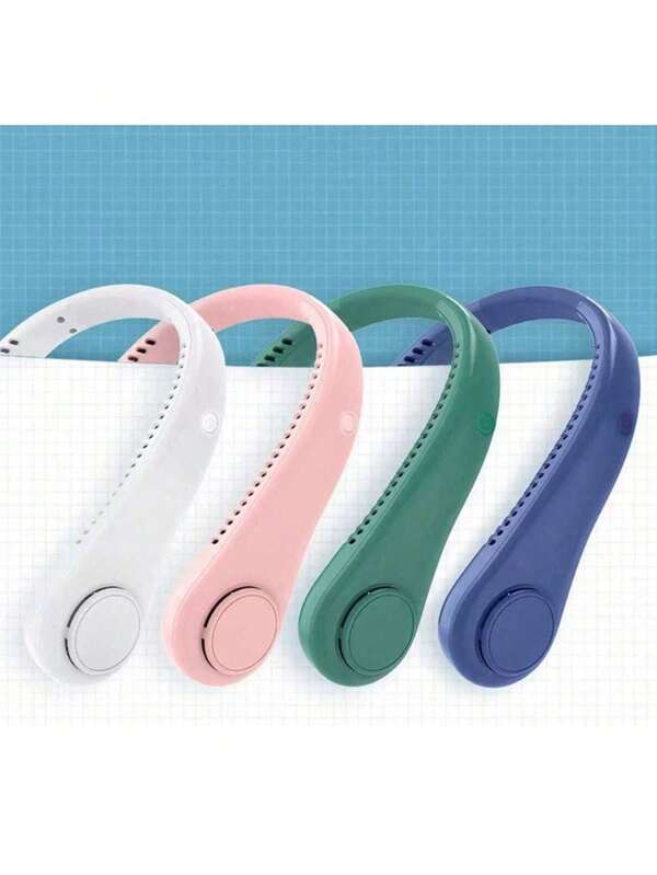 Portable Neck Fan , 800mAh Battery,USB RechargeableWearable Personal Fan With 3 Speed Adjustment, Quiet AirConditioning Cooling Fan For Sports,Travel, Outdoors -Plastic Material, Built-N Lithium Battery, Indoor& Outdoor Use,For Summer And For Outdoor,Sport,Travel,Kitchen,Bedroom,Schooll,Office,And For Woman,Man,Children,Aduit/Artefact Gift/Valentine's Day Gift/Girlfriend/Easter/Boys/Girls/Multi-Color Birthday Gift,Holiday Essentials