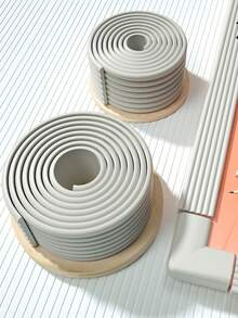 1pc , Collision Protection Corner Guard Edge Bumper Soft Cushion Self-Adhesive Anti-Collision Table Corner, Stair, Wall (2m/Roll) - Multicolor - View 17