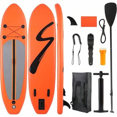 Inflatable Stand Up Paddle Board 10FT  With Complete Kit, Adjustable Paddle