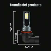 TOAUTO 2Pcs H11 LED Bulb H16 JP 9005 HB3 9006 HB4 Led Lamp Super Bright Car Fog Lights Day Driving Running Light 12V 6000K White