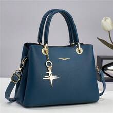 Women Top Handle Bags - 藍色 - 查看 4