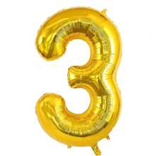 1 Peça Balões com Números de 0 a 9, Balões Números de 32 polegadas, Balões de Aniversário com Alfabeto de 0 a 9, Balões de Hélio para Suprimentos de Festa, Tamanho Grande, Números Dourados para Chá de Panela ou Despedida de Solteira