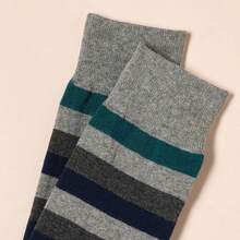 Essentials - Paquete de 5 calcetines estampados para hombre - Champán - Ver 3