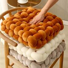 Gối dệt 16'' X 16'', Gối trang trí sofa vuông dệt thủ công, Gối thắt nút, Gối nhung thắt nút vuông, Gối trang trí mềm mại, Gối bện, Gối đan dày, Gối trang trí thắt nút, Gối sofa, Gối ghế, Gối sàn, Gối tựa lưng, Gối thắt lưng, Ghế văn phòng, Đệm ghế, Trang trí nhà cửa, Trang trí phòng học, Đồ dùng học tập, Gối tựa ghế, Ghế chơi game - Nhiều màu - Xem 6