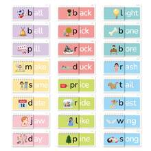 Read And Rhyme Flip Book, Word Family Flash Cards Learn To Read Phonics, Word Building Activity Book Educational Game For Classroom & Homeschool Supplies Must Have - Multicolor - View 12