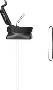 Collapsible Water Bottles Caps For Travel Gym Hiking Camping (Upgrade Straw Black Cap) Note:Not Applicable To Bottles Of Upgrade Type2/Type3 Bottles,9744240 - 黑色 - 查看 1