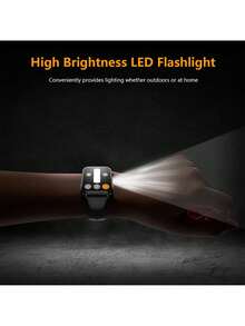 BLACKVIEW Smart Watch R30 Max Global Version 1.91 Inch  Screen 450mAh Battery 280*320 Resolution 1ATM Waterproof Bluetooth Calling Support Over 100+ Sports Mode Al Voice Assistant Support Multiple Languages Multi-Health Functions Compatible With IOS/Android - Black - View 5