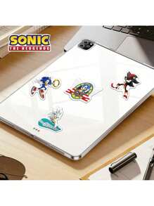 Sega 50张官方授权系列贴纸，迈尔斯·普罗尔、艾米·罗斯、针鼹，电脑杯、行李箱装饰贴纸，万圣节、圣诞节、生日最佳礼物，送给妈妈、朋友、周年纪念日礼物