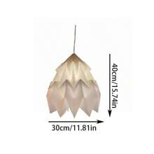 现代简约创意可折叠吊灯灯罩，圆形吊灯罩，客厅、卧室和餐厅的天花板装饰，可折叠吊灯灯罩，适合家居装饰