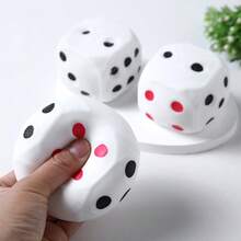 2026 New 1pc Stress Relief Dice Toy, Anti-Stress Squeeze Toy, Slow Rebound Fidget Toy, Birthday/Easter/Valentine's Day Gift, Trending Toy - Multicolor - View 4